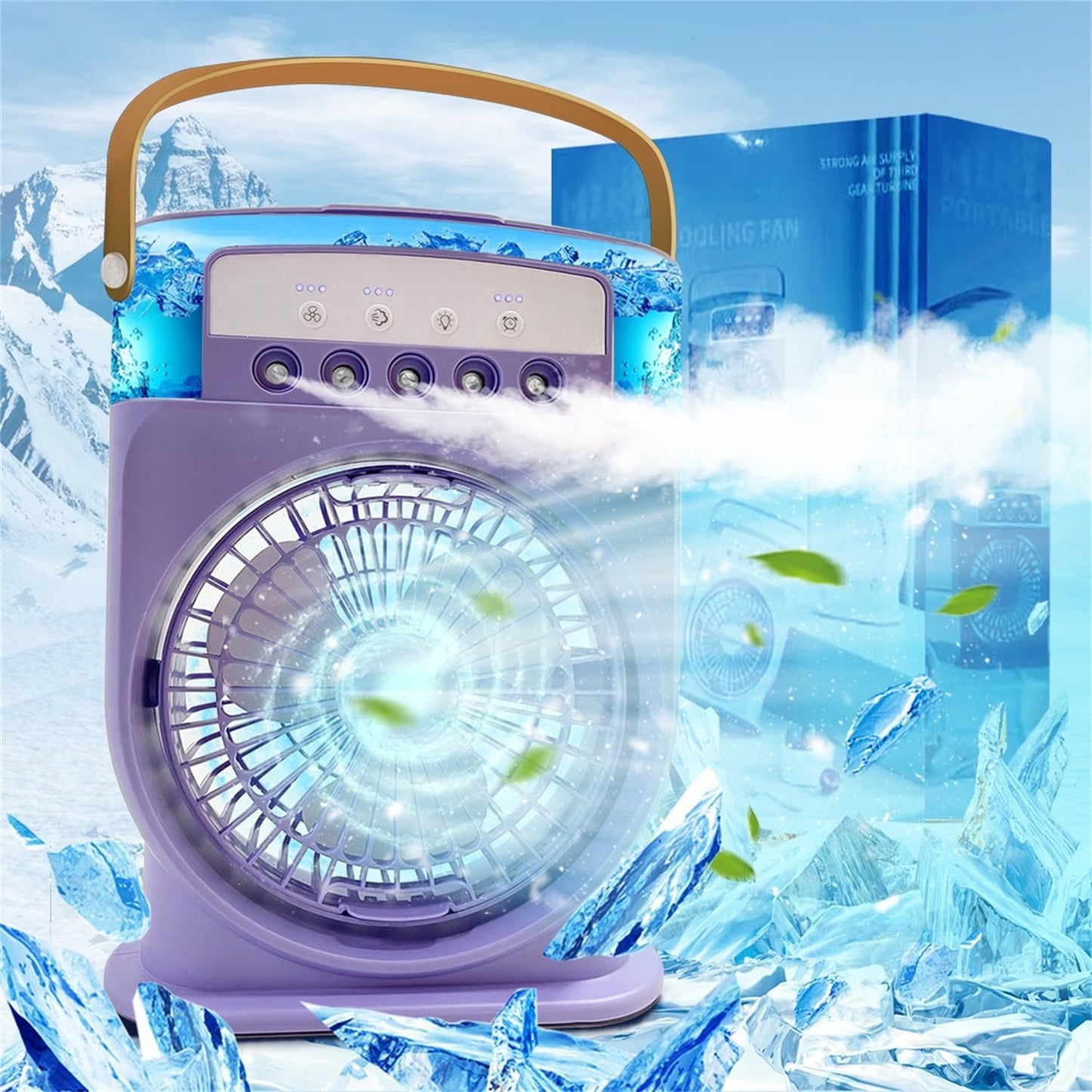 Portable Air Conditioner Mist Fan