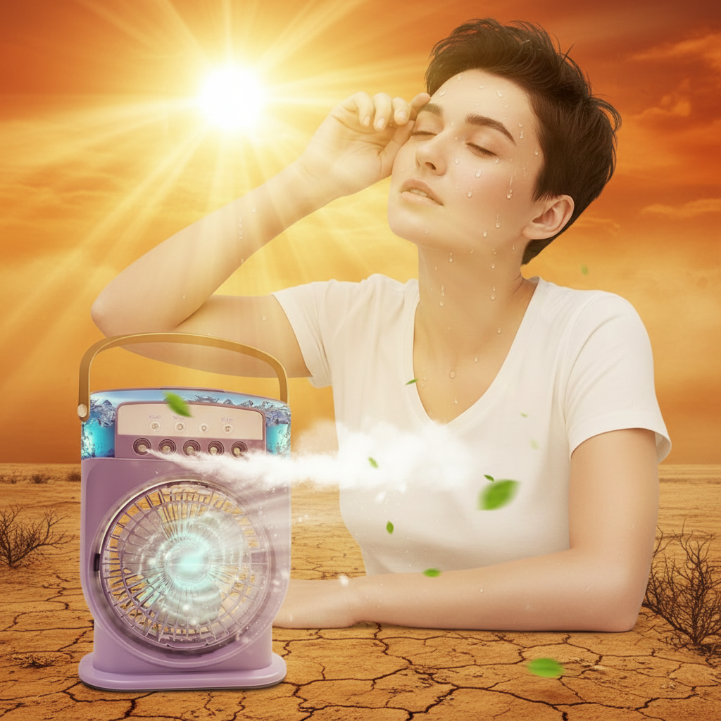 Portable Air Conditioner Mist Fan