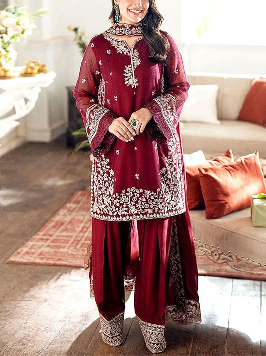 Maroon Wedding Drees